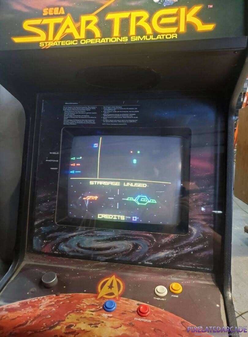 Star Trek: Strategic Operations Simulator Photo: Star Trek: Strategic Operations Simulator arcade cabinet - Monitor