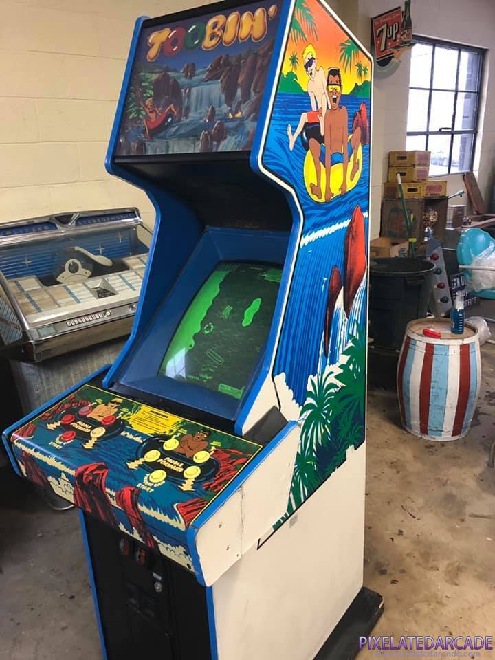 Toobin' Photo: Toobin' arcade cabinet
