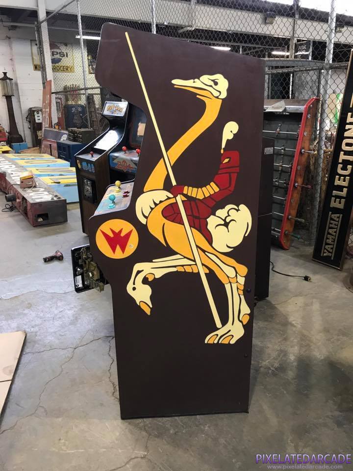 Joust Photo: Joust arcade cabinet - side artwork