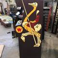 Joust arcade cabinet - side artwork