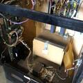 Joust arcade cabinet - inside