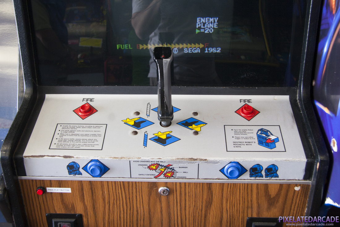 Zaxxon Photo: Zaxxon control panel