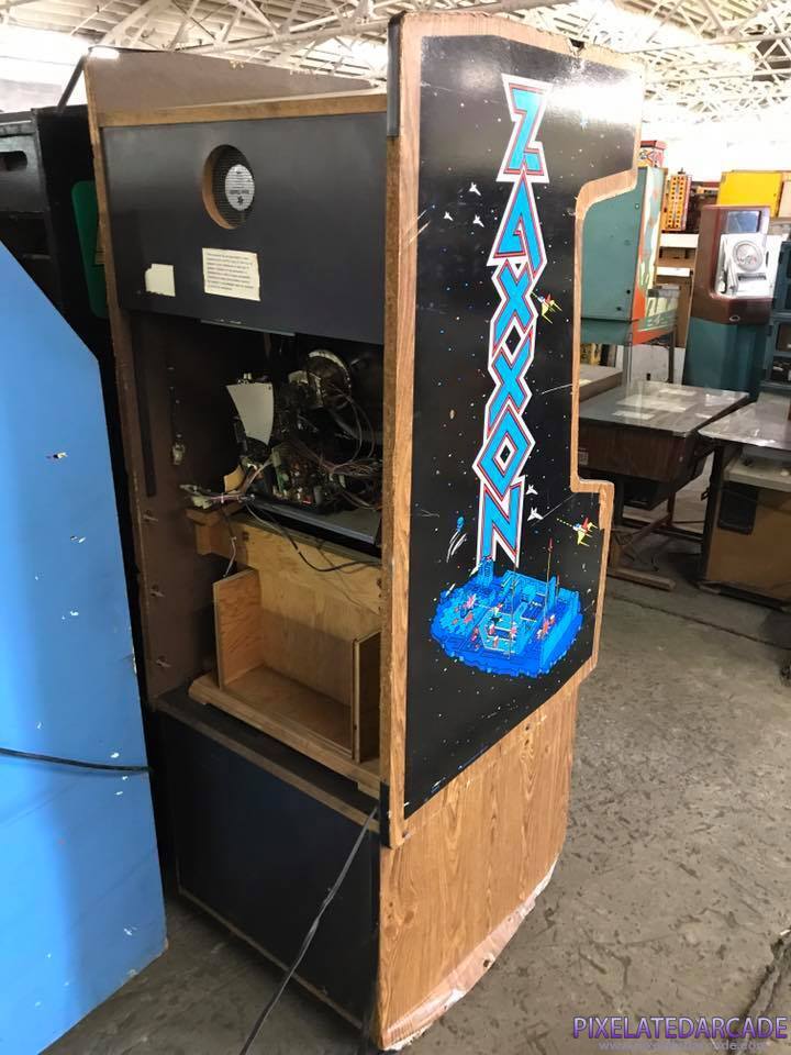 Zaxxon Photo: Zaxxon arcade cabinet - Back