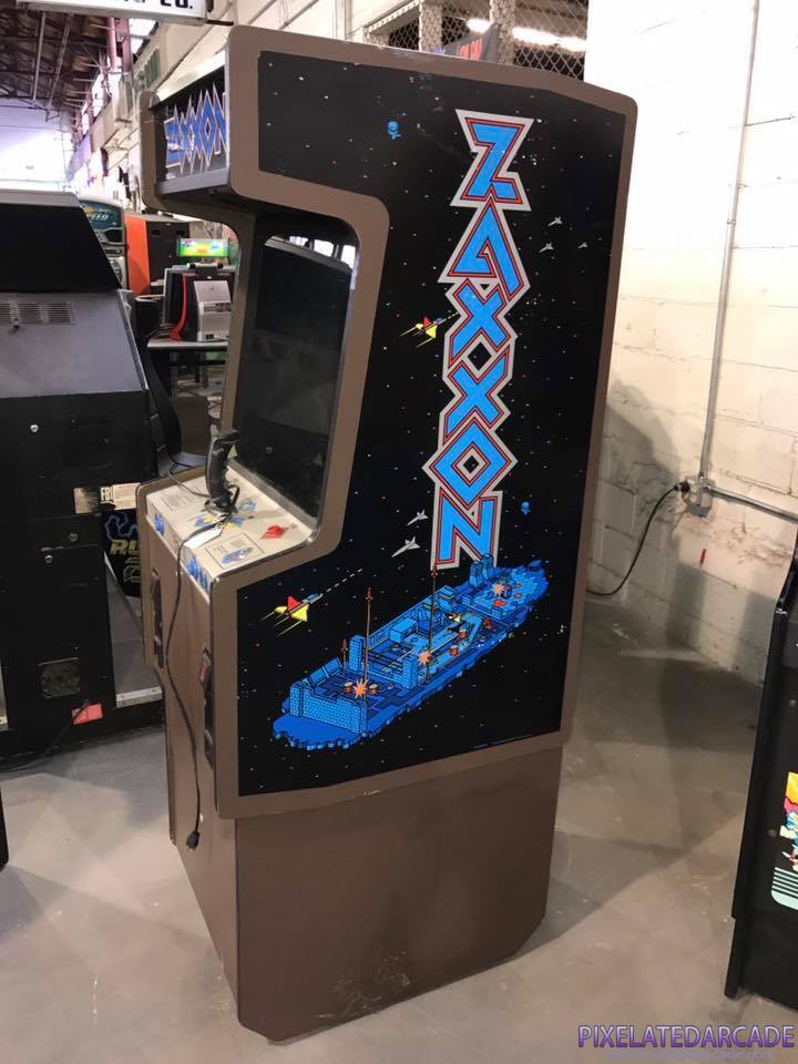 Zaxxon Photo: Zaxxon arcade cabinet - right side artwork