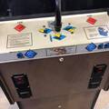 Zaxxon arcade cabinet - controls and coin box