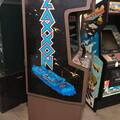 Zaxxon arcade cabinet - left side artwork
