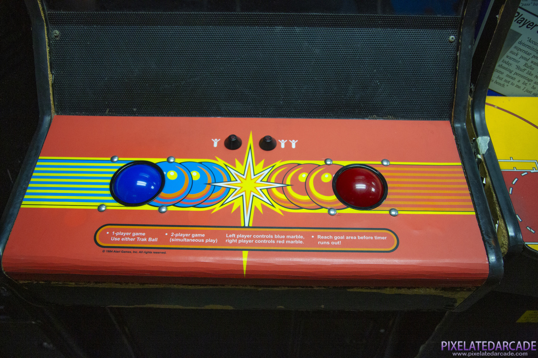 Marble Madness Photo: Marble Madness arcade cabinet - Controls