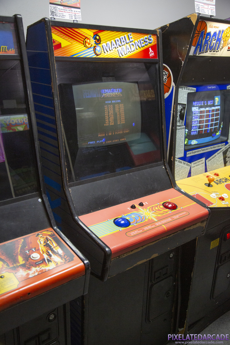Marble Madness Photo: Marble Madness arcade cabinet