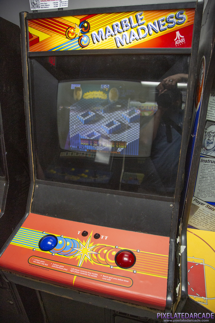 Marble Madness Photo: Marble Madness arcade cabinet