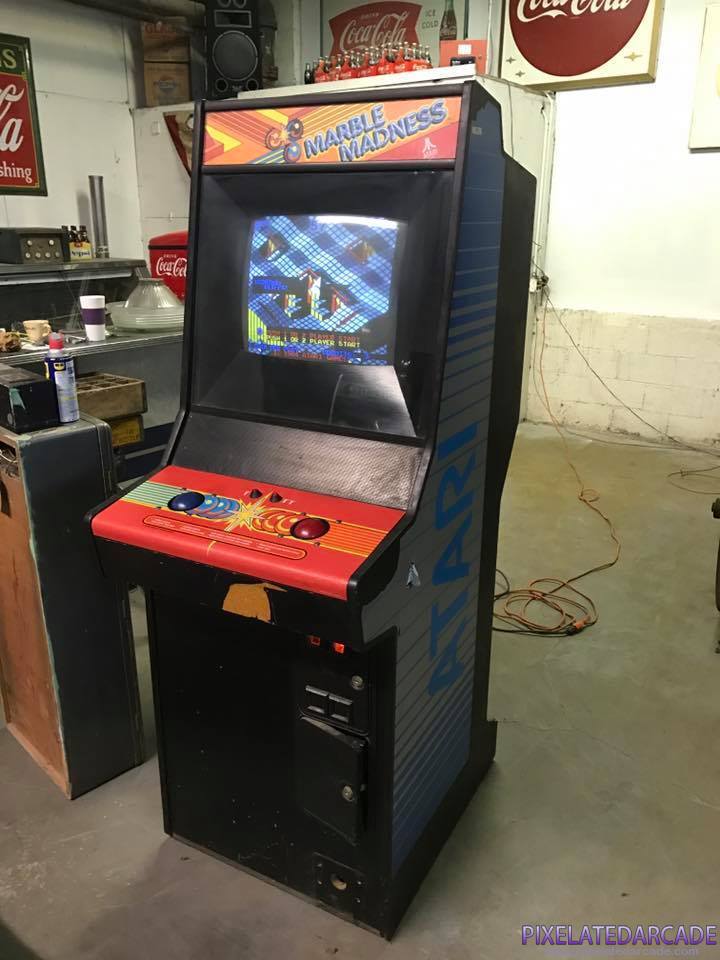Marble Madness Photo: Marble Madness arcade cabinet