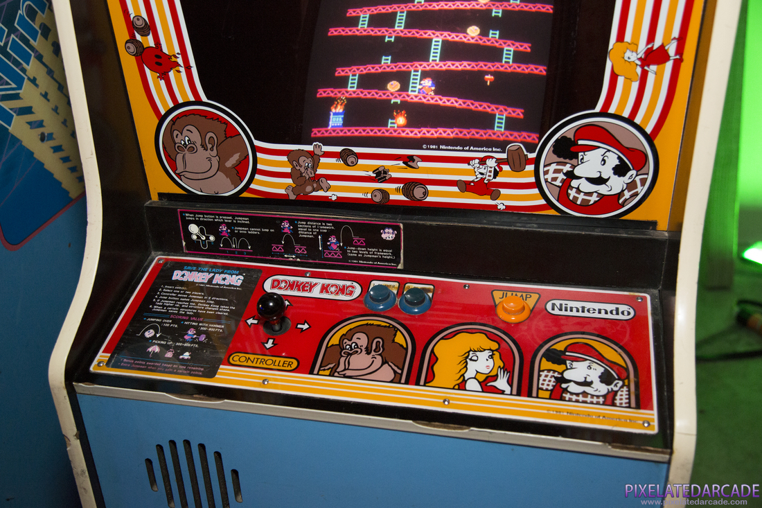 Donkey Kong Photo: Donkey Kong arcade controls