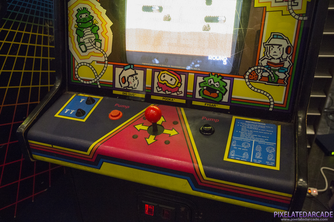 Dig Dug Photo: Dig Dug control panel