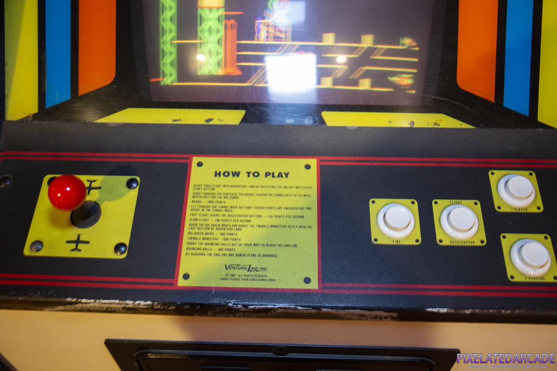 Looping Photo: Looping arcade cabinet - Controls