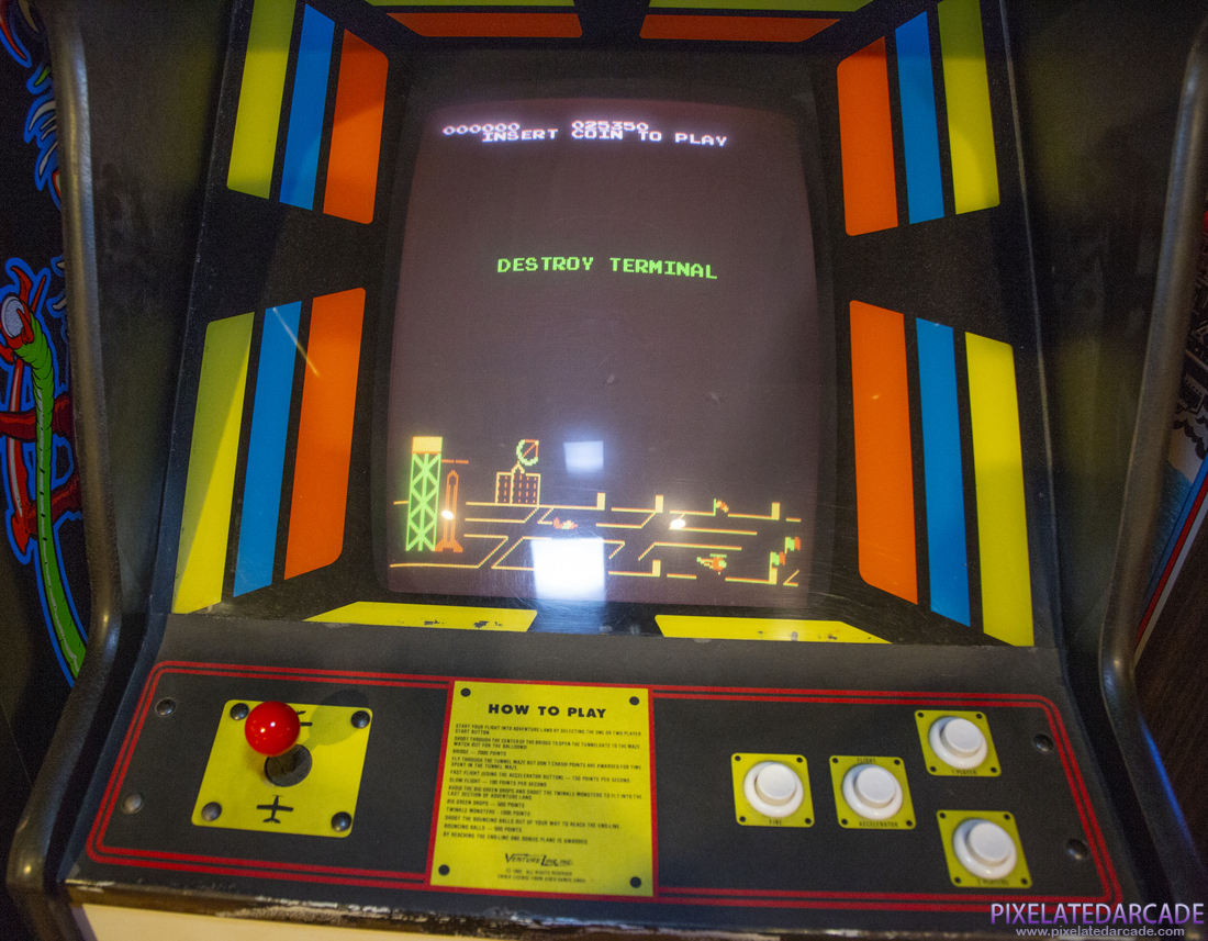 Looping Photo: Looping arcade cabinet - Controls and monitor