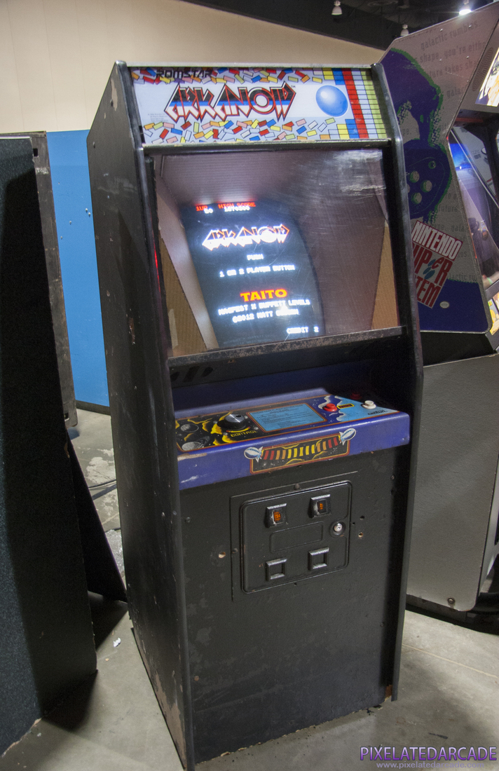Arkanoid Photo: Arkanoid in Gyruss cabinet