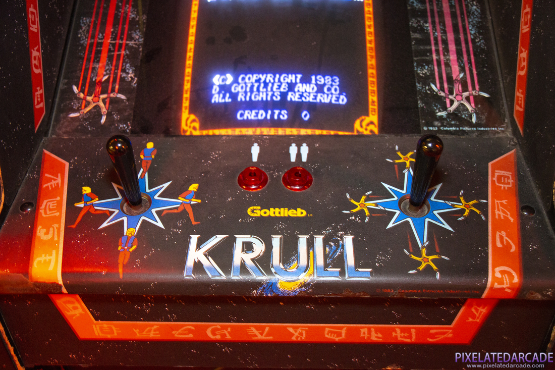 Krull Photo: Krull arcade cabinet - Controls
