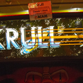 Krull arcade cabinet - Marquee
