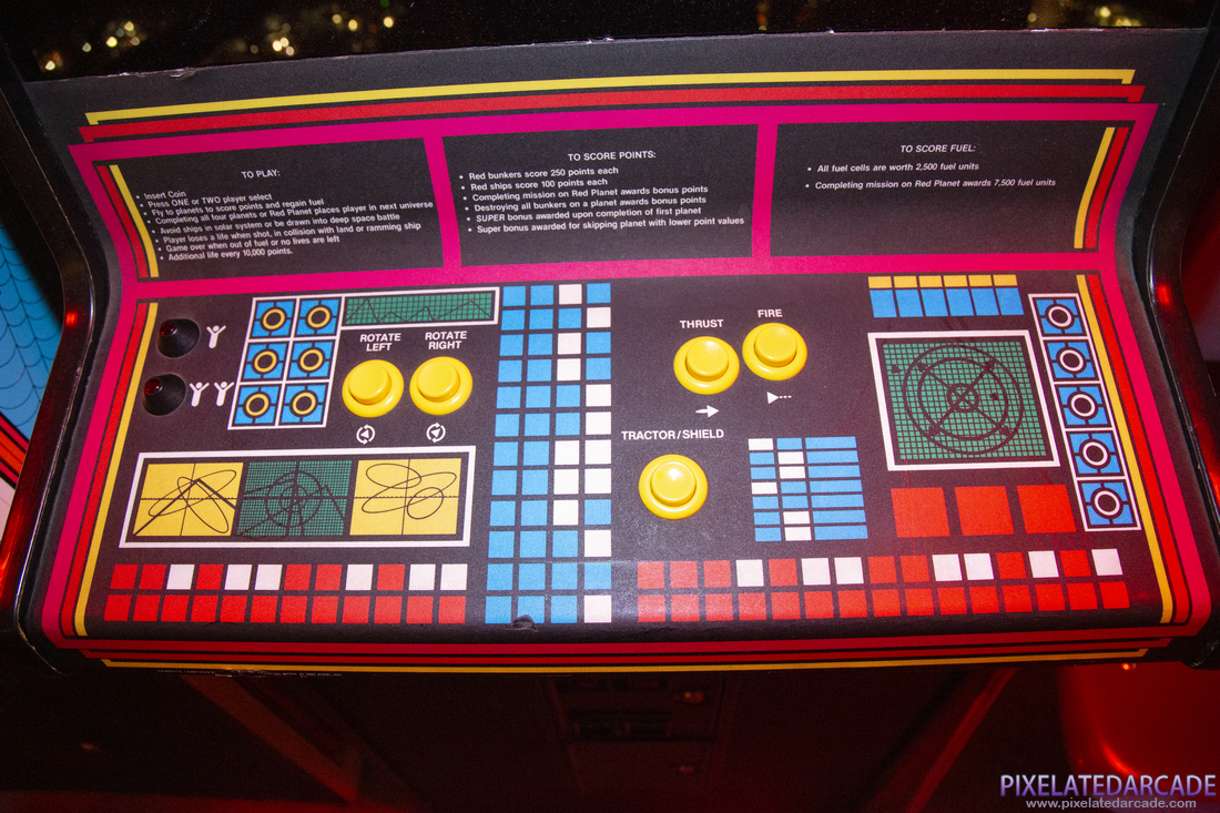 Gravitar Photo: Gravitar arcade cabinet - Controls