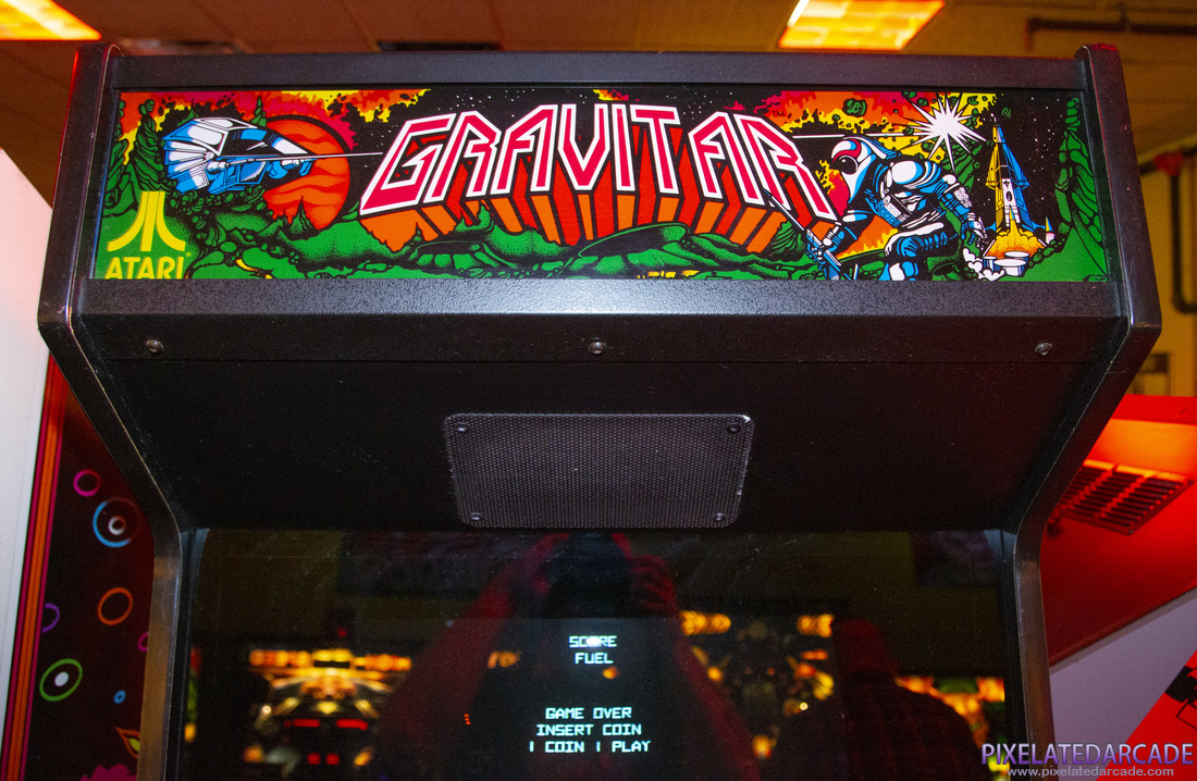 Gravitar Photo: Gravitar arcade cabinet - Marquee