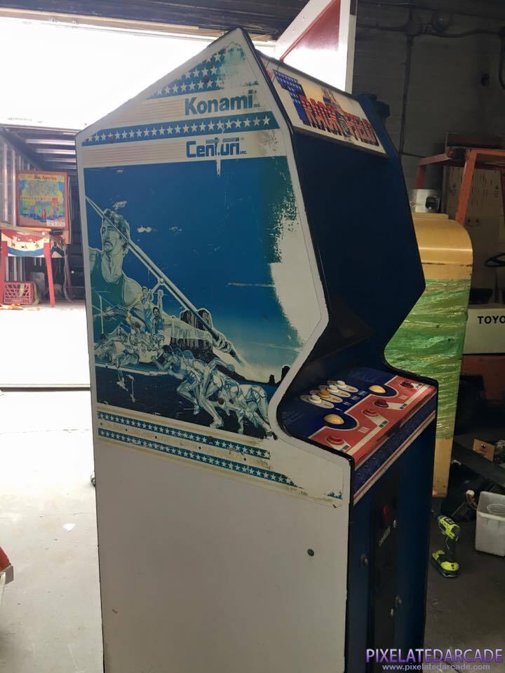 Track & Field Photo: Track & Field arcade cabinet - side