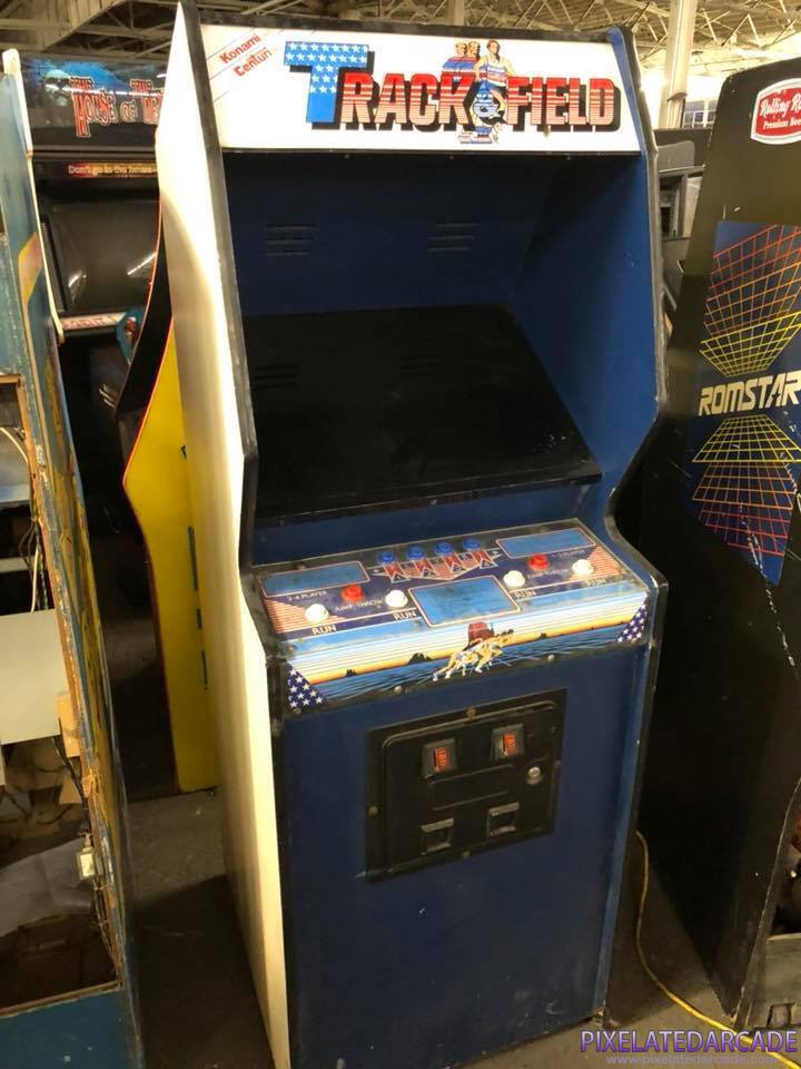 Track & Field Photo: Track & Field arcade cabinet