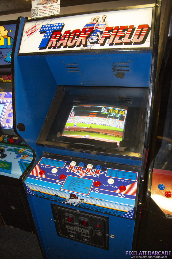 Track & Field Photo: Track & Field arcade cabinet