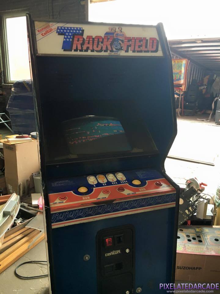 Track & Field Photo: Track & Field arcade cabinet - front