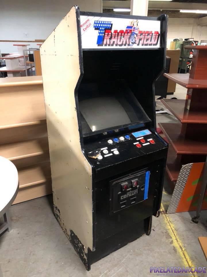 Track & Field Photo: Track & Field arcade cabinet