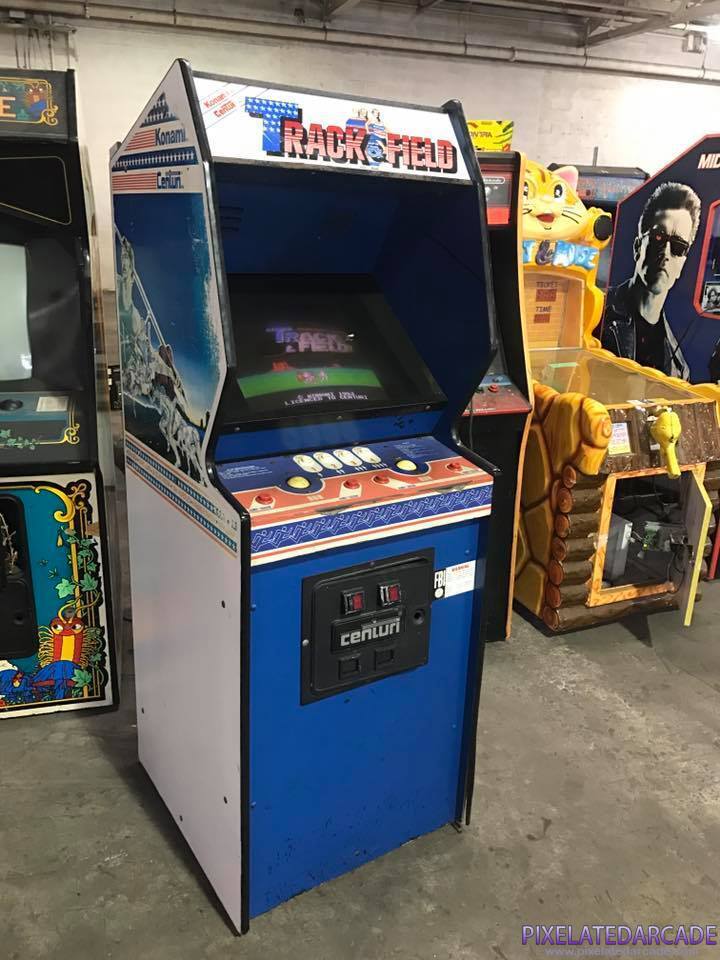 Track & Field Photo: Track & Field arcade cabinet
