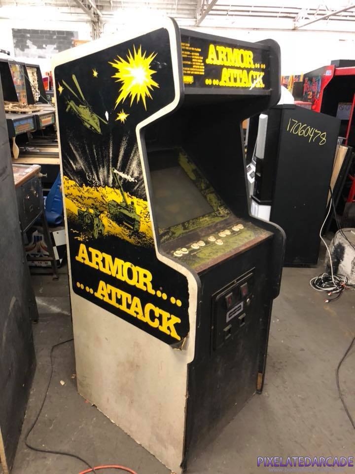 Armor Attack Photo: Armor Attack arcade cabinet - Side