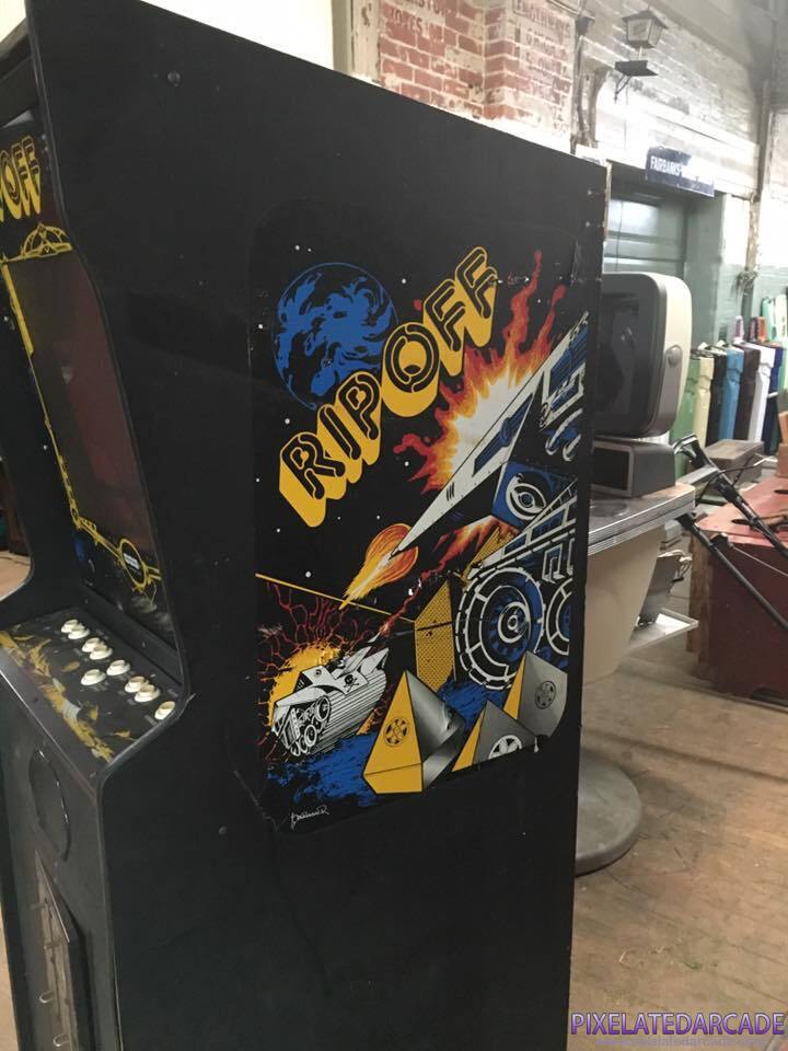 Rip Off Photo: Rip Off arcade cabinet - Side