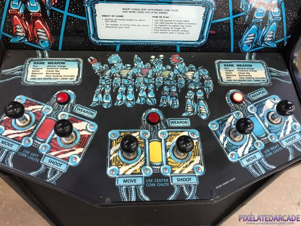 Star Guards Photo: Star Guards arcade cabinet - Controls