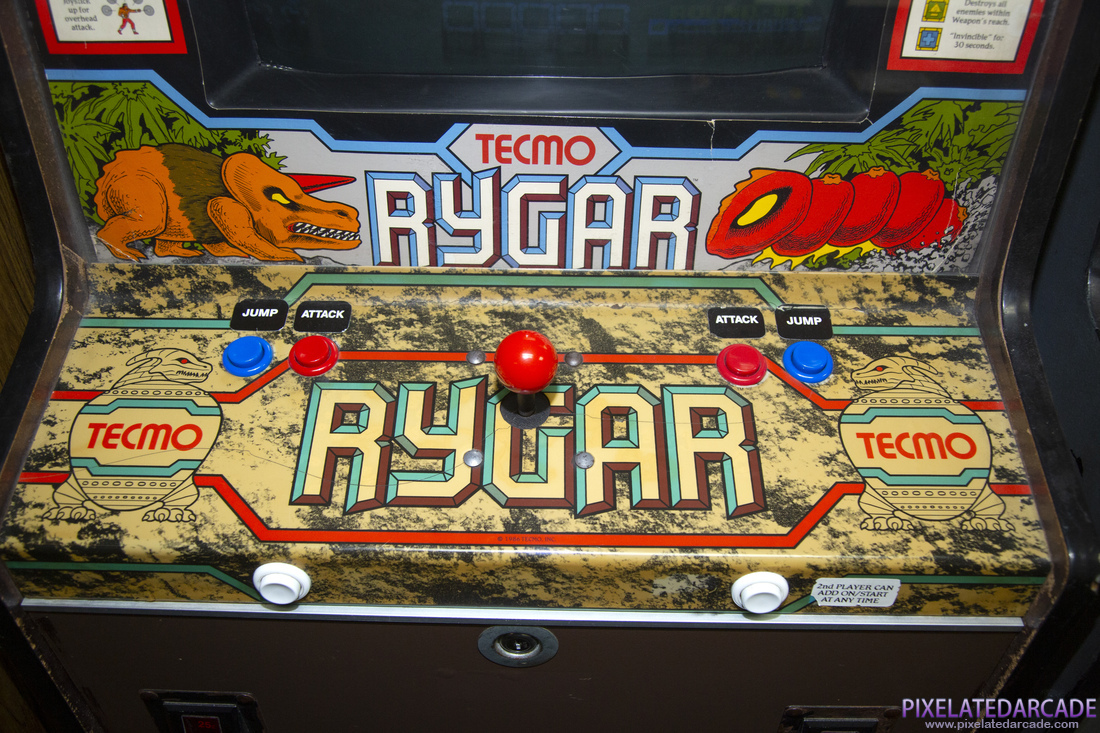 Rygar Photo: Rygar in Sega cabinet - Controls
