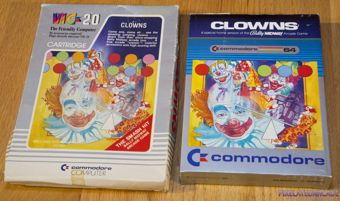 Clowns Photo: Clowns for Commodore VIC-20 and Commodore 64 computers