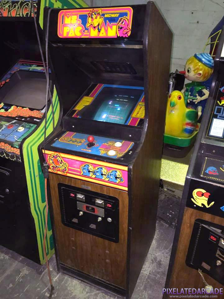 Ms. Pac-Man Photo: Ms. Pac-Man mini arcade cabinet