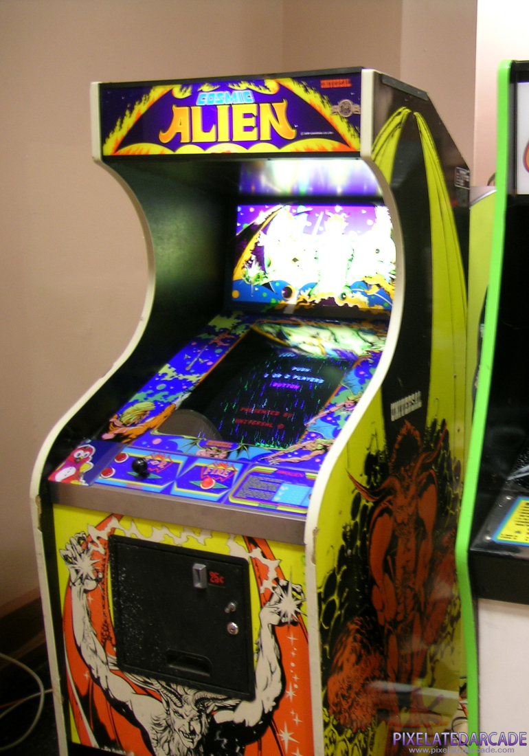 Cosmic Alien Photo: Cosmic Alien arcade cabinet