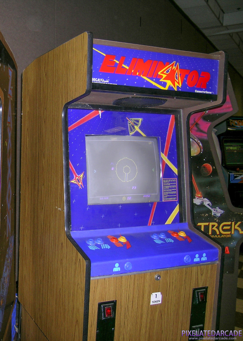 Eliminator Photo: Eliminator arcade cabinet