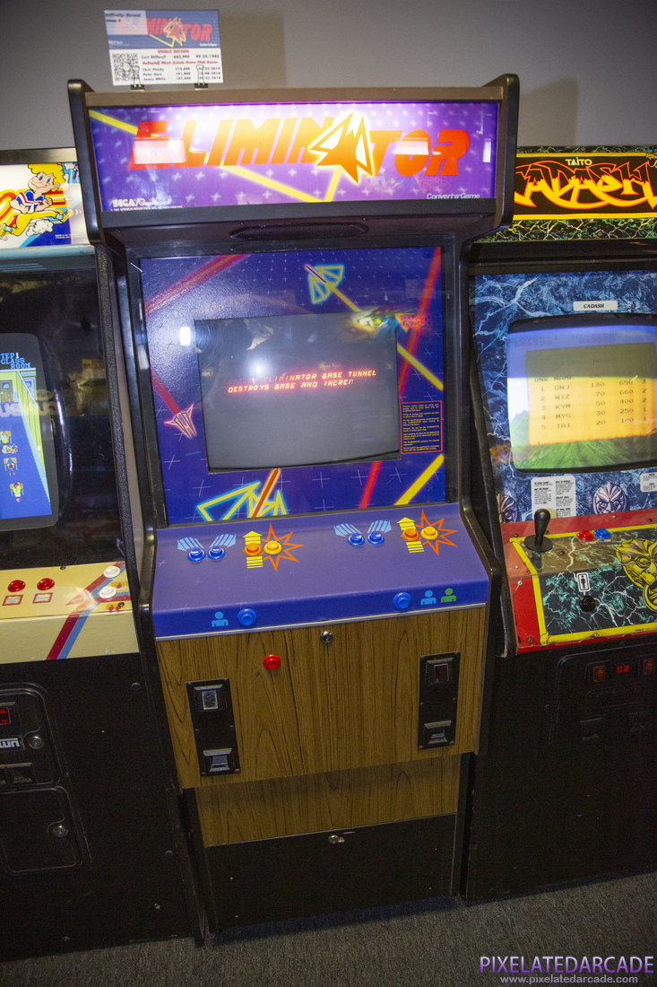 Eliminator Photo: Eliminator arcade cabinet
