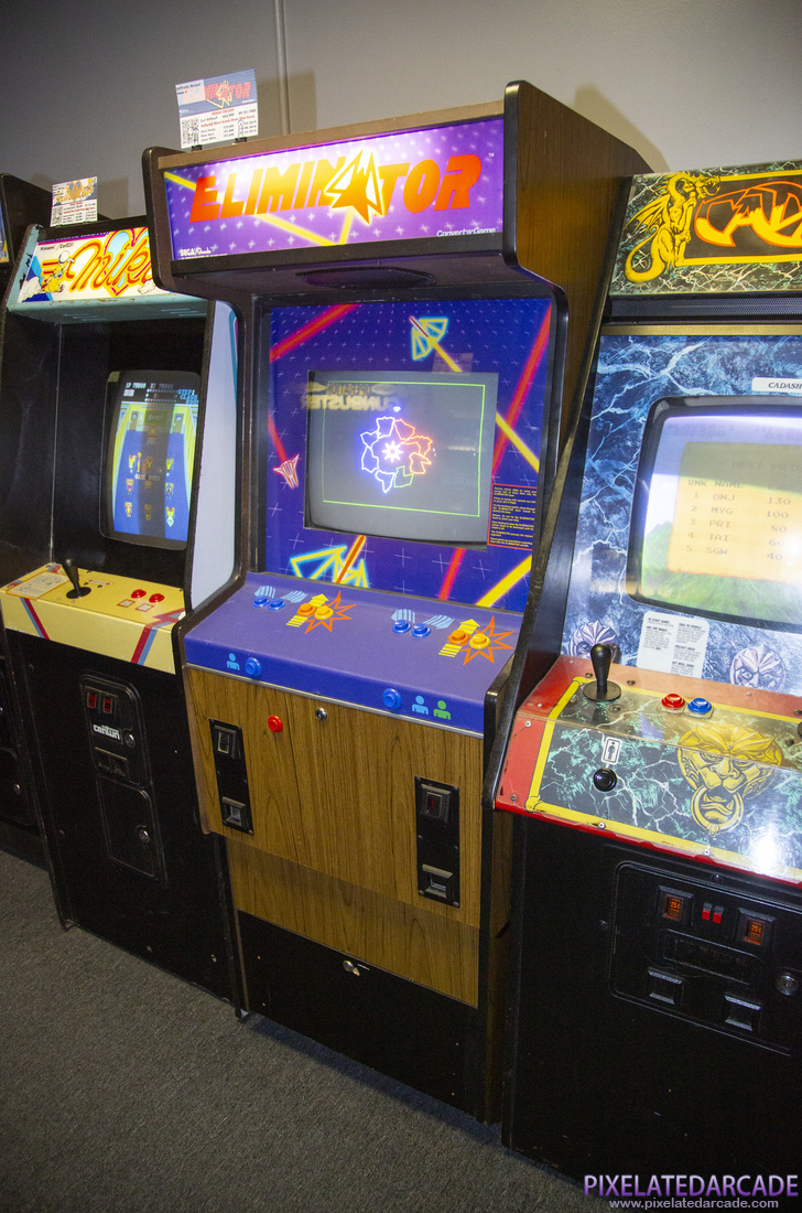 Eliminator Photo: Eliminator arcade cabinet