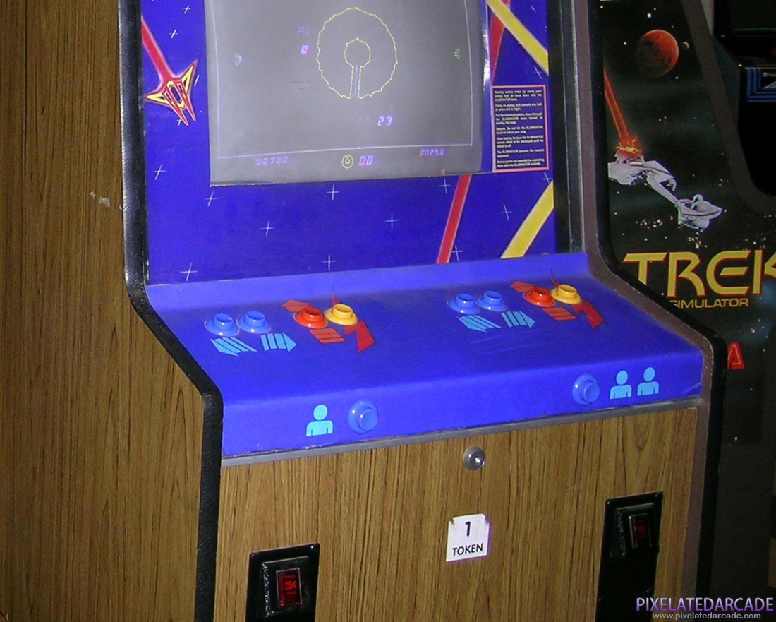 Eliminator Photo: Eliminator arcade cabinet - Controls