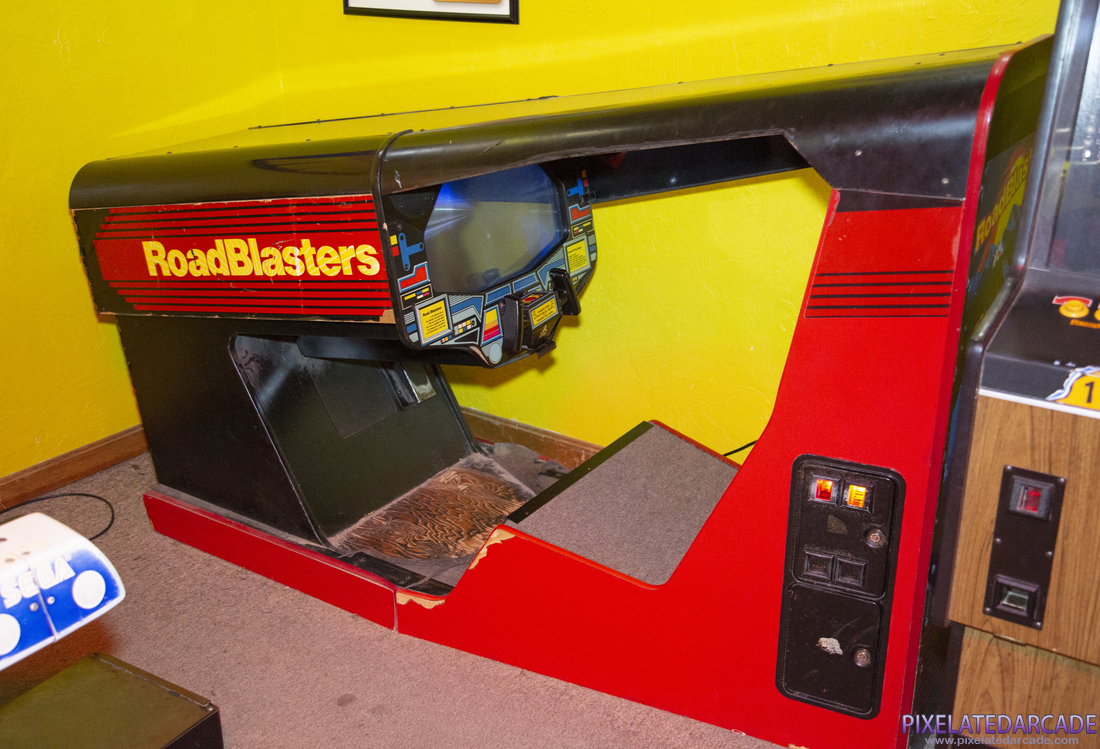 RoadBlasters Photo: RoadBlasters cockpit arcade cabinet