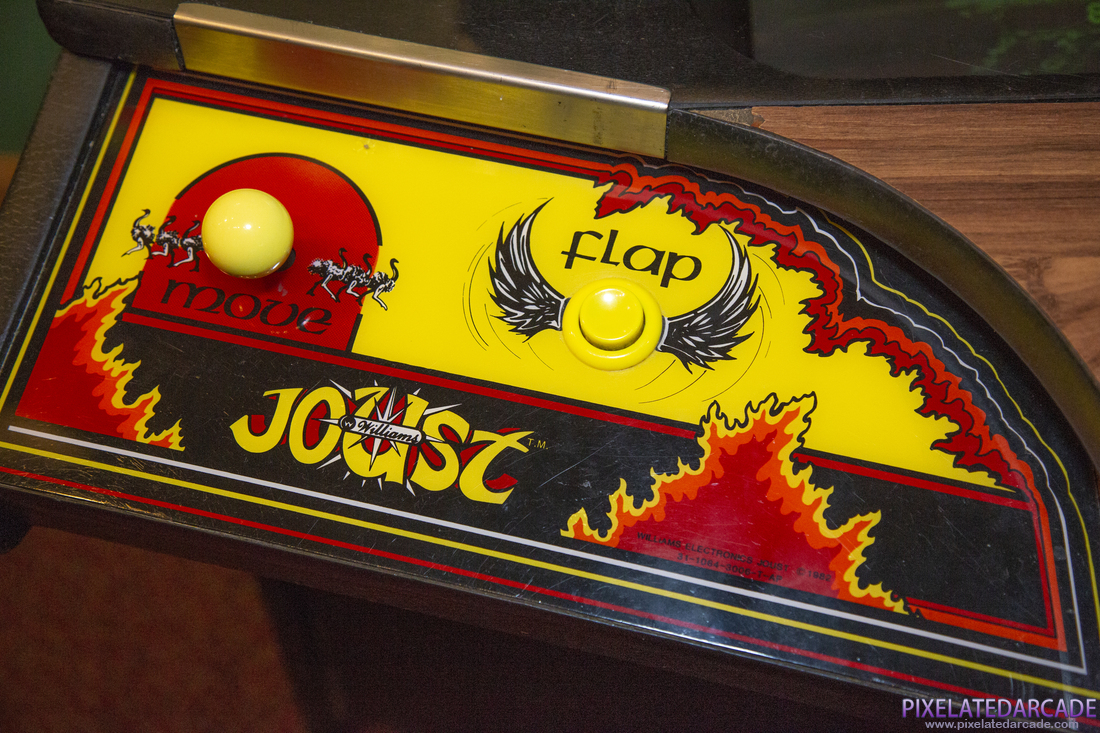 Joust Photo: Joust cocktail table - Player 1 controls