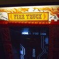 Fire Truck arcade cabinet - Marquee