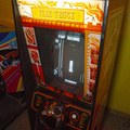 Fire Truck arcade cabinet - Monitor and player 1 controls