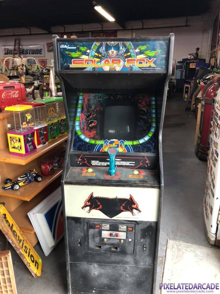 Solar Fox Photo: Solar Fox arcade cabinet - Front