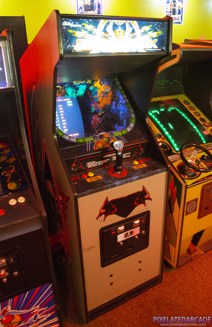 Solar Fox Photo: Solar Fox arcade cabinet