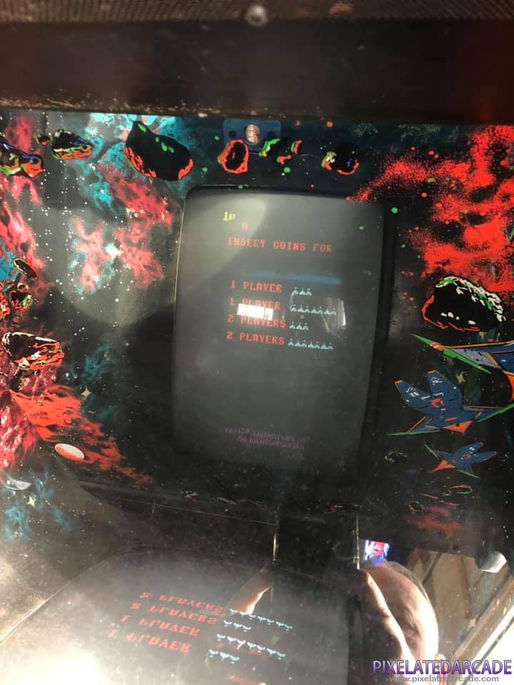 Solar Fox Photo: Solar Fox arcade cabinet - Monitor