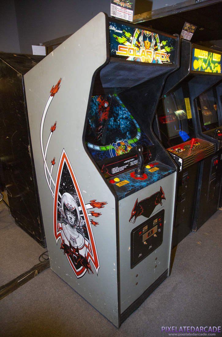 Solar Fox Photo: Solar Fox arcade cabinet