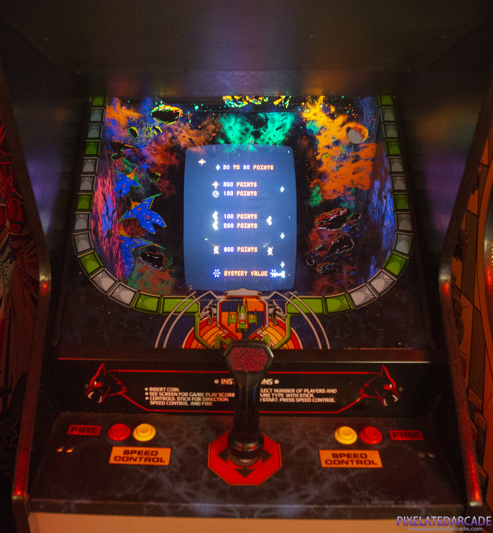 Solar Fox Photo: Solar Fox arcade cabinet