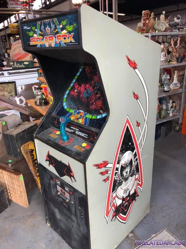 Solar Fox Photo: Solar Fox arcade cabinet - Right Side